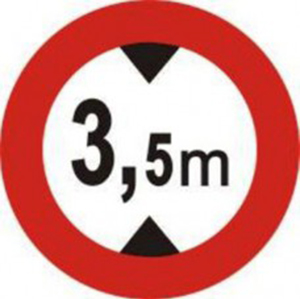 Biển báo 117 - Hạn chế chiều cao