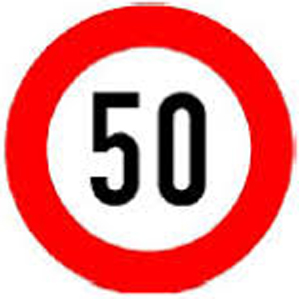 Biển báo 127 - Tốc độ tối đa cho phép