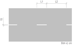 Biển báo 2.1 - Vạch nằm đứng 1