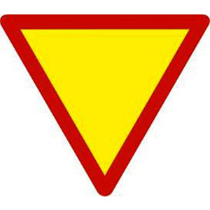 Biển báo 208 - Giao nhau với đường ưu tiên