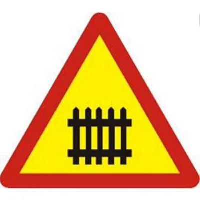 Biển báo 210 - Giao nhau với đường sắt có rào chắn