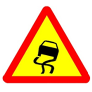 Biển báo 222 - Đường trơn