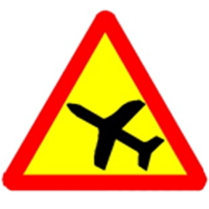 Biển báo 229 - Giải máy bay lên xuống