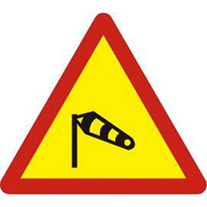 Biển báo 232 - Gió ngang