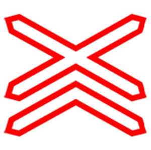 Biển báo 242b - Chỗ đường sắt cắt đường bộ