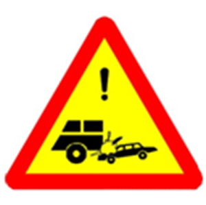 Biển báo 244 - Đoạn đường hay xảy ra tai nạn