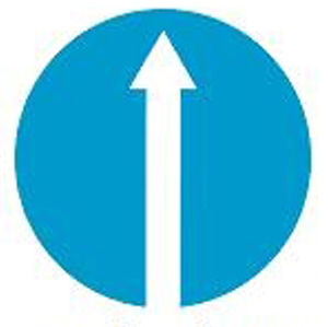 Biển báo 301a - Hướng đi phải theo