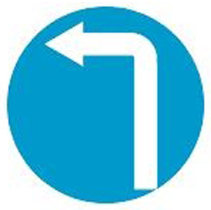 Biển báo 301e - Hướng đi phải theo