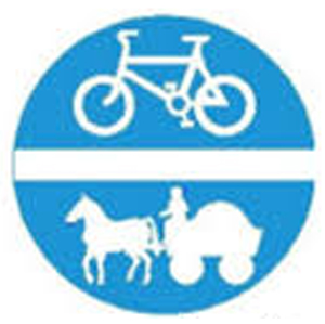 Biển báo 304 - Đường dành cho xe thô sơ