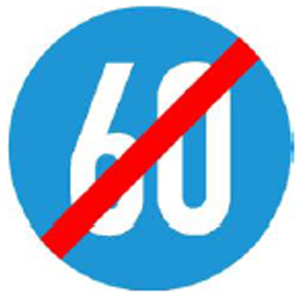 Biển báo 307 - Hết hạn chế tốc độ tối thiểu