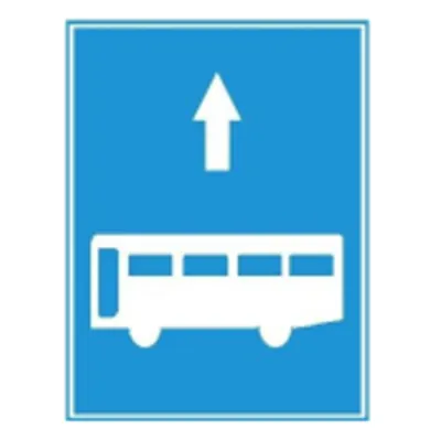 Biển báo 412 - Làn đường dành cho ôtô khách