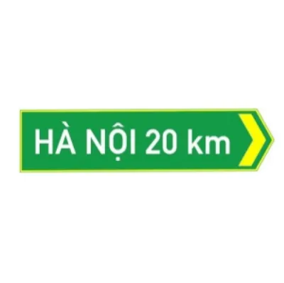 Biển báo I.415 - Biển chỉ dẫn tốc độ đề nghị